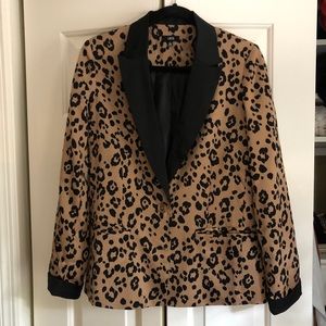 Lucca Leopard Blazer Small